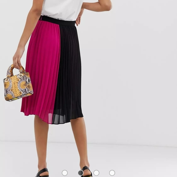 ASOS pleated midi skirt - Picture 4 of 5